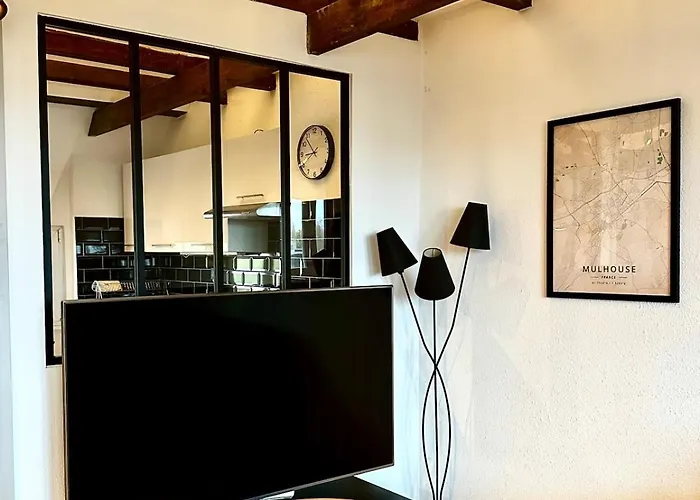 Appartement Loft Vintage - Spacieux 155 M2 - 4 - Parking, Netflix, Wifi Fibre